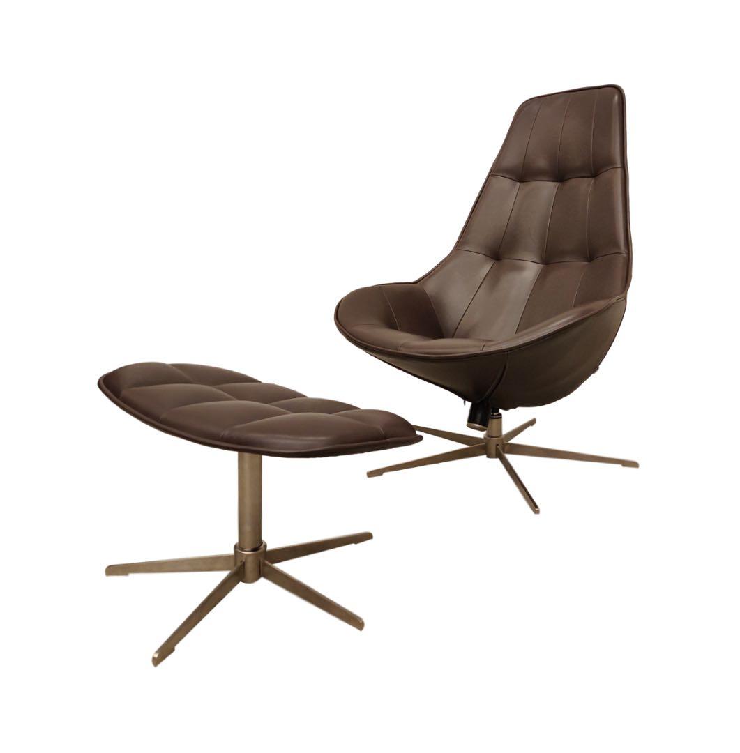 BoConcept レザー ボストン オットマン