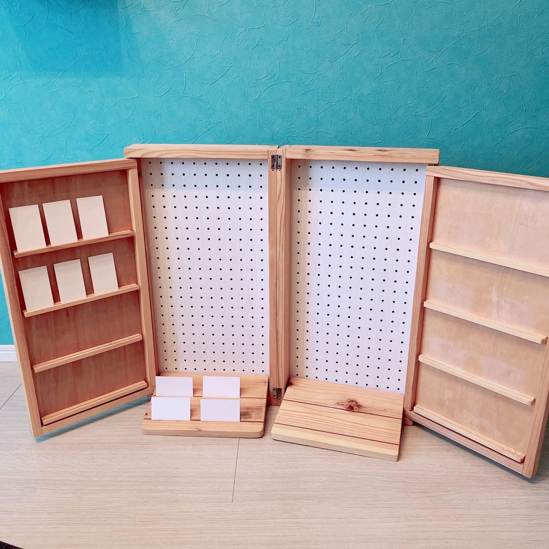 マルシェ出店 折りたたみ什器 アクセサリー什器 - メルカリ