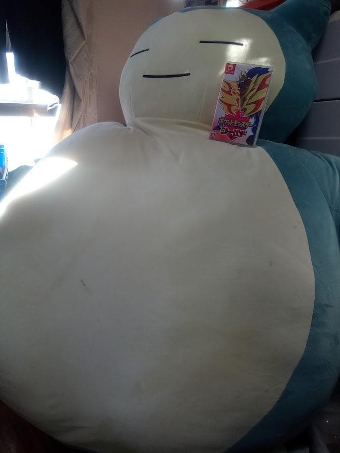 絶対に起きられないカビゴンクッション ぬいぐるみ 巨大サイズ - メルカリ