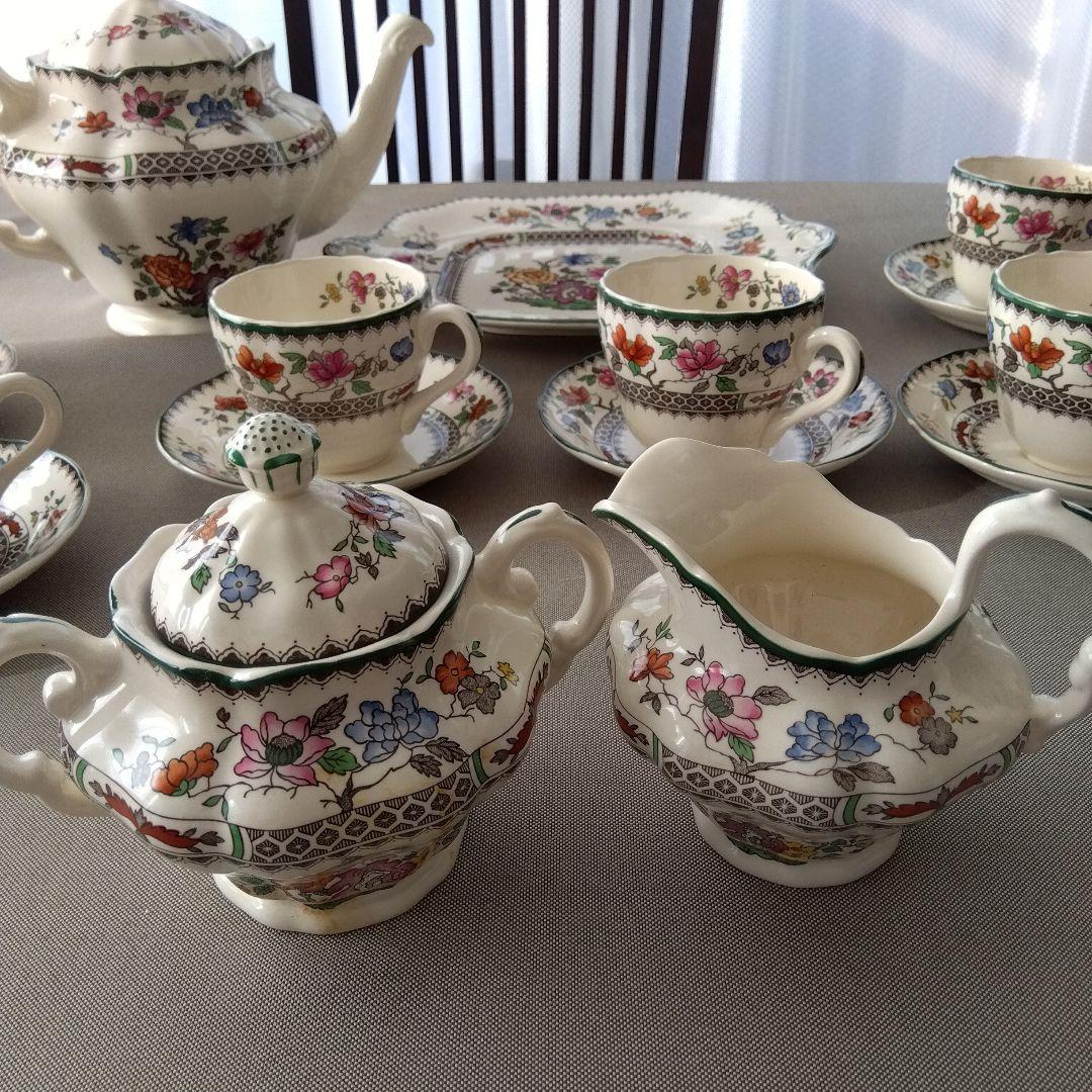 Spode Chinese Rose 食器セット英国製 廃盤 希少　フルセット