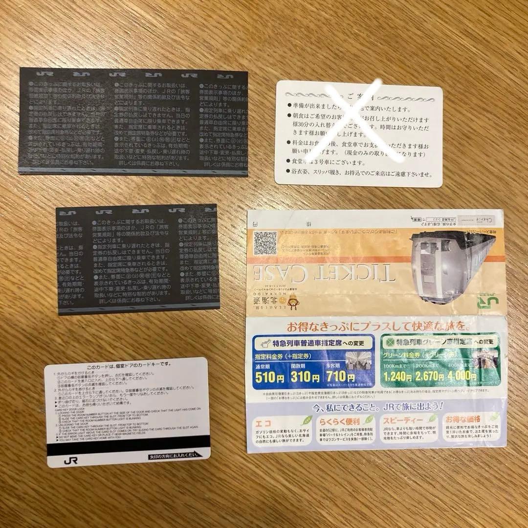 寝台特急 トワイライトエクスプレス 特急券・寝台券 スイート カード