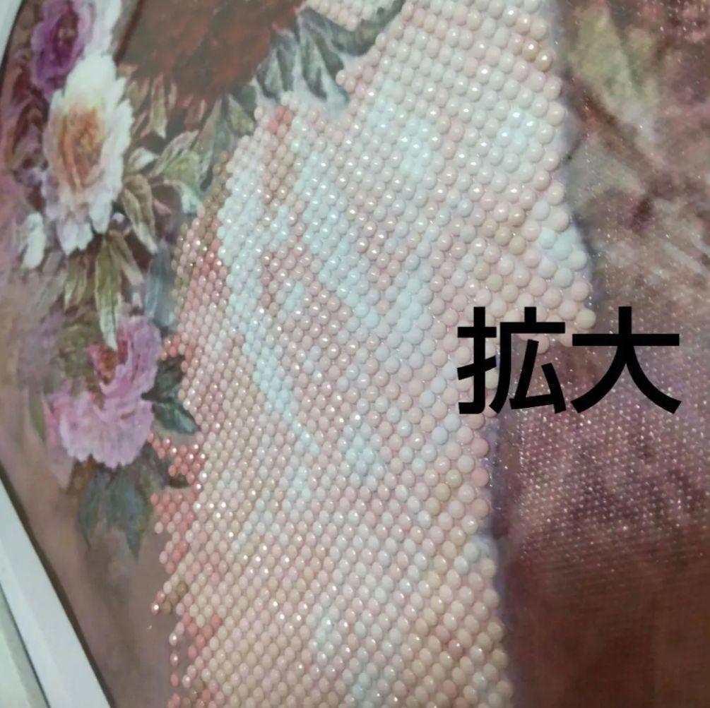 孔雀　ビーズアート