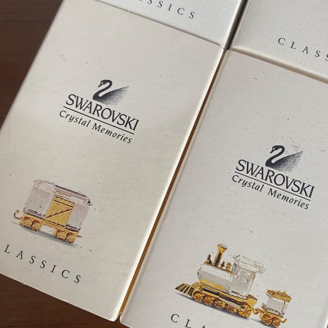 SWAROVSKI スワロフスキー クリスタル 機関車 置物