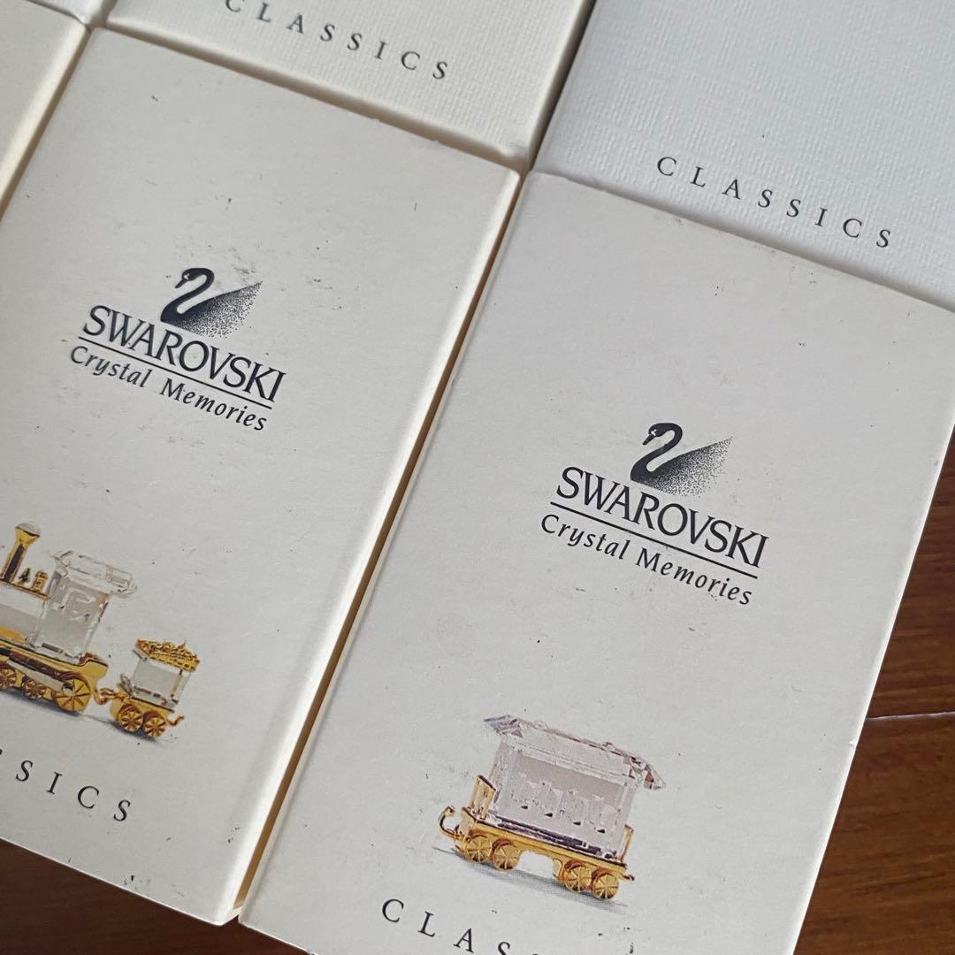 SWAROVSKI スワロフスキー クリスタル 機関車 置物