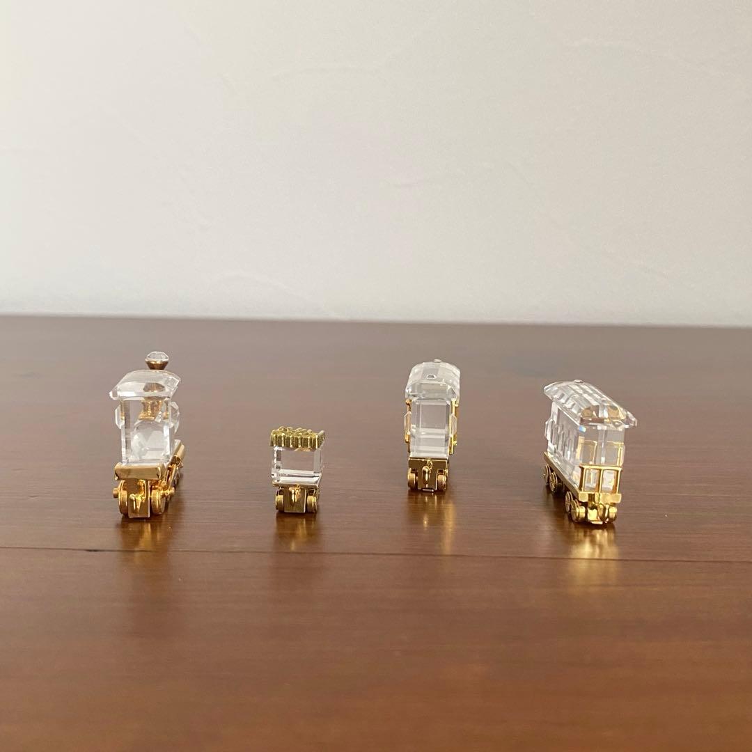 SWAROVSKI スワロフスキー クリスタル 機関車 置物