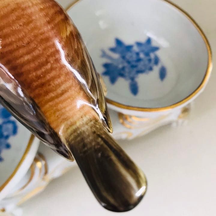 ヘレンド     ダブルディッシュ　フィギュリン