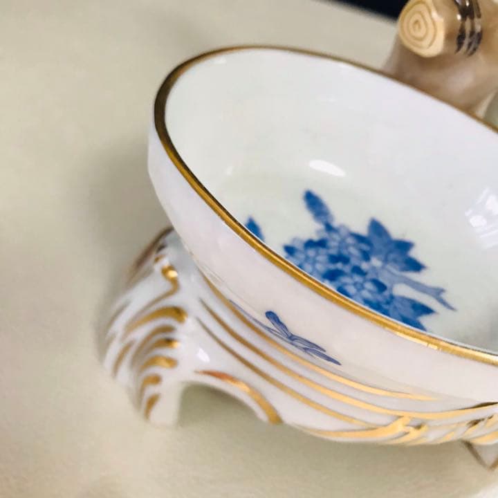 ヘレンド     ダブルディッシュ　フィギュリン