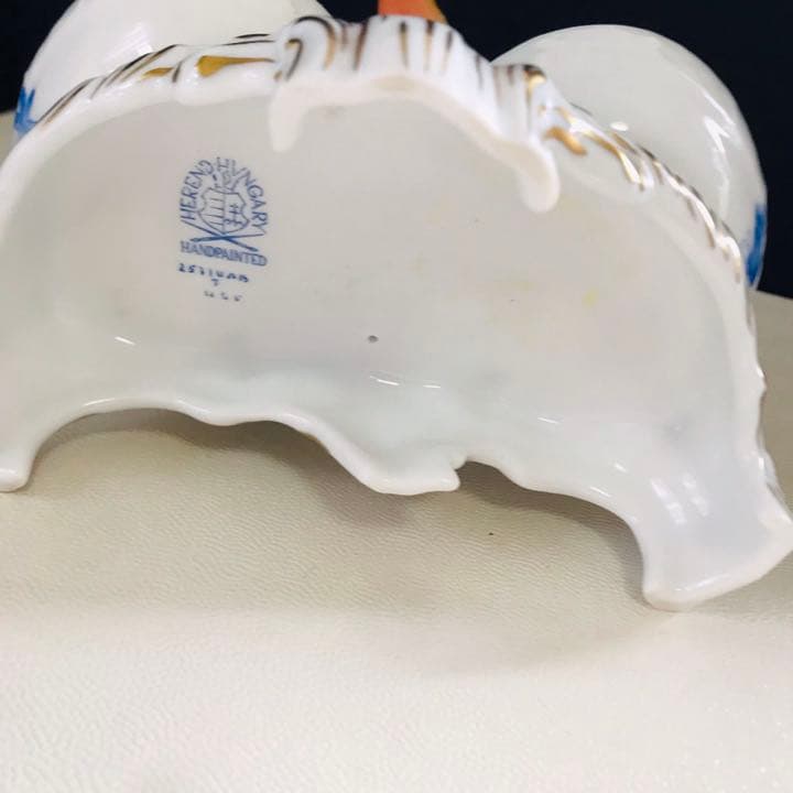 ヘレンド     ダブルディッシュ　フィギュリン