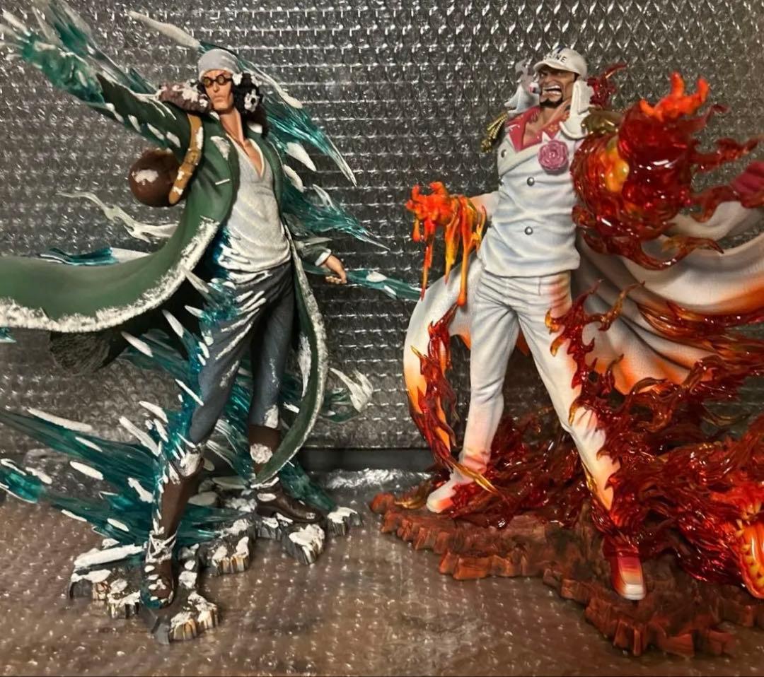 即購入✕ ONE PIECE 青雉 クザン 赤犬 サカズキ ガレージキット - メルカリ