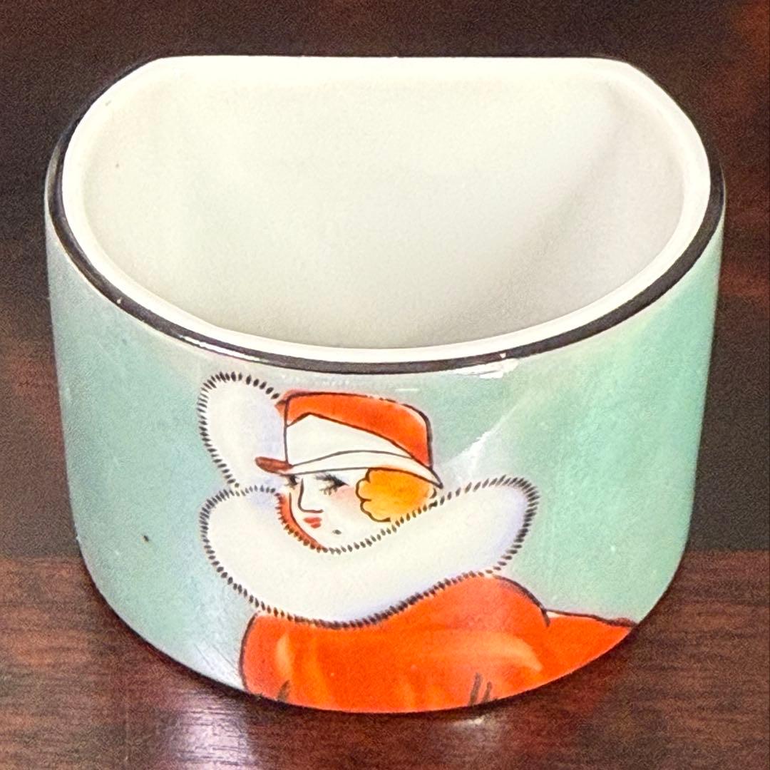 激レア】オールドノリタケ アールデコ ラスター彩 ナプキンリング ペア