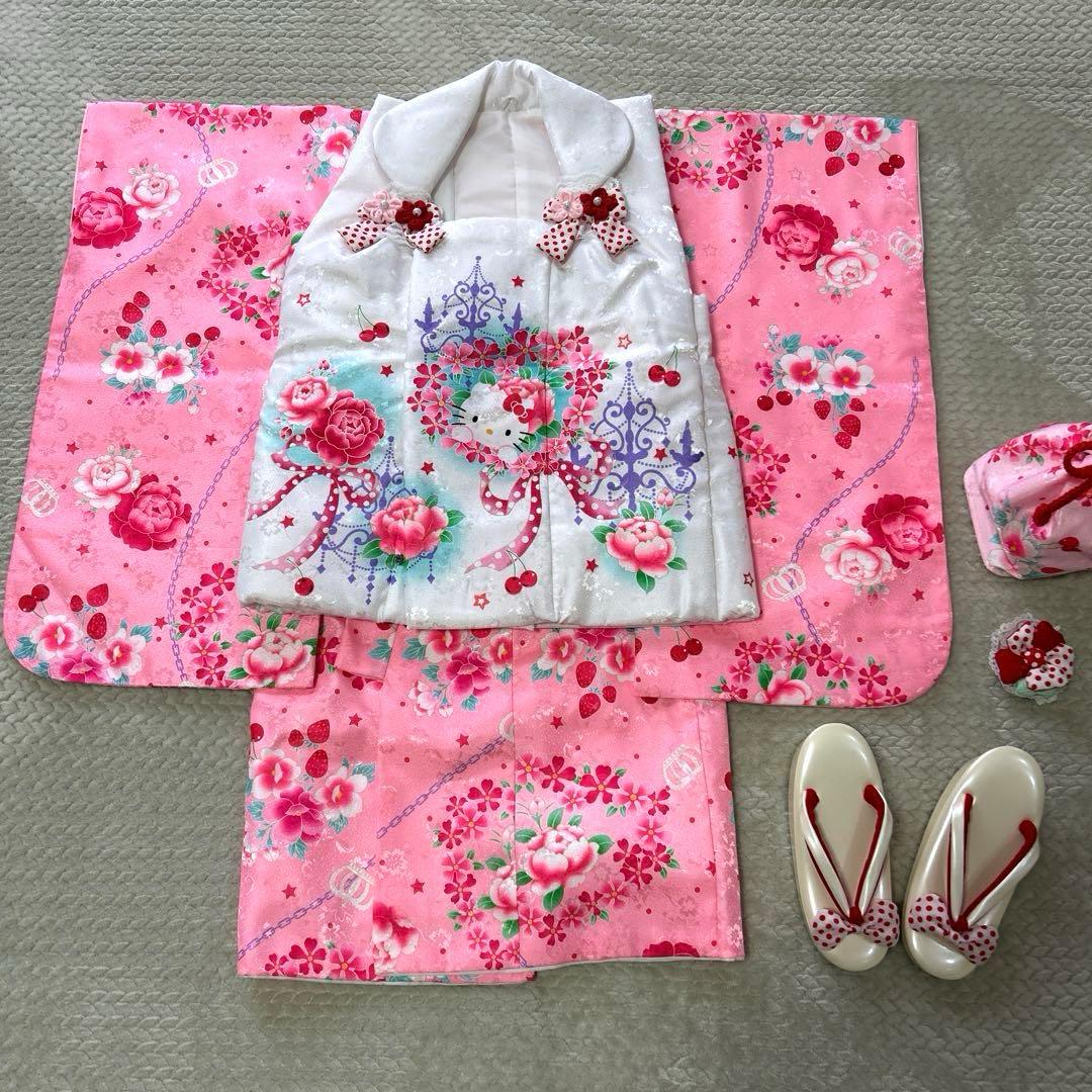 【超超貴重❤️❤️】キティ❤️七五三着物　キティラーにはたまらない❣️❣️3歳