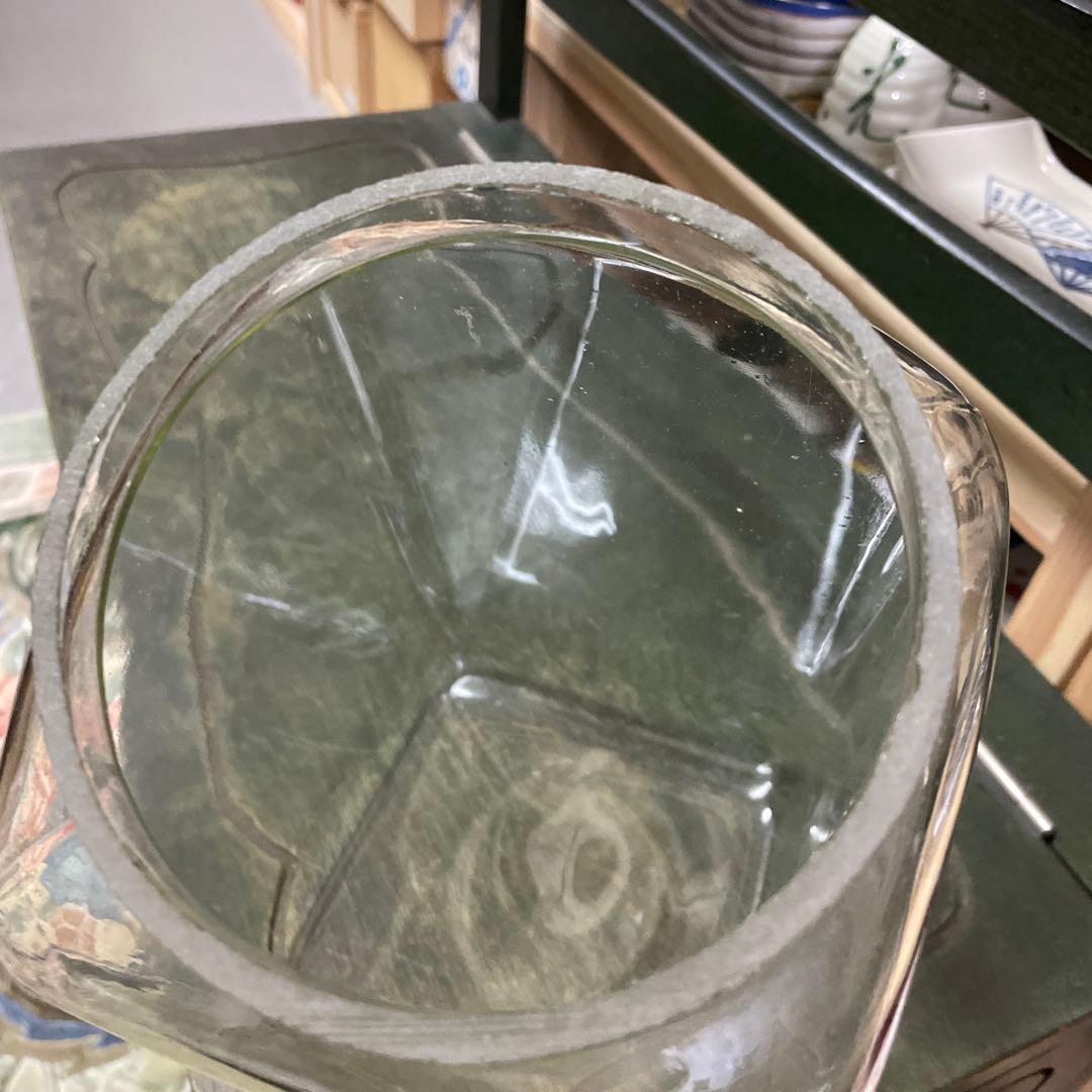 昭和古ガラス瓶　駄菓子屋さんのお菓子入れ　昭和レトロガラス容器