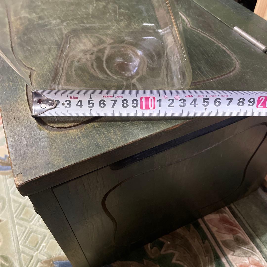 昭和古ガラス瓶　駄菓子屋さんのお菓子入れ　昭和レトロガラス容器