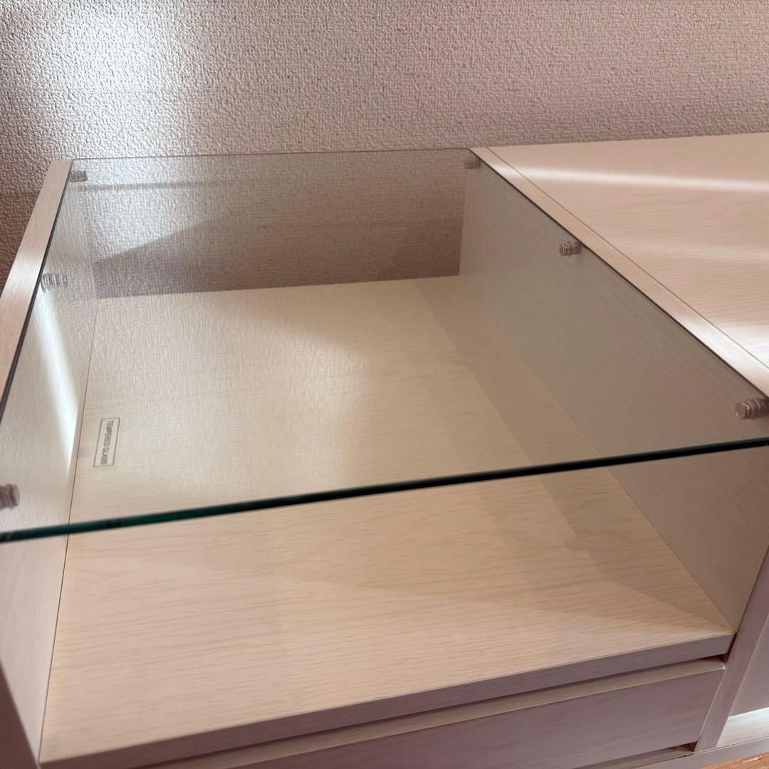 takanoさま専用　LOWYA 引き出し付き　ローテーブル　ドレッサー・鏡台