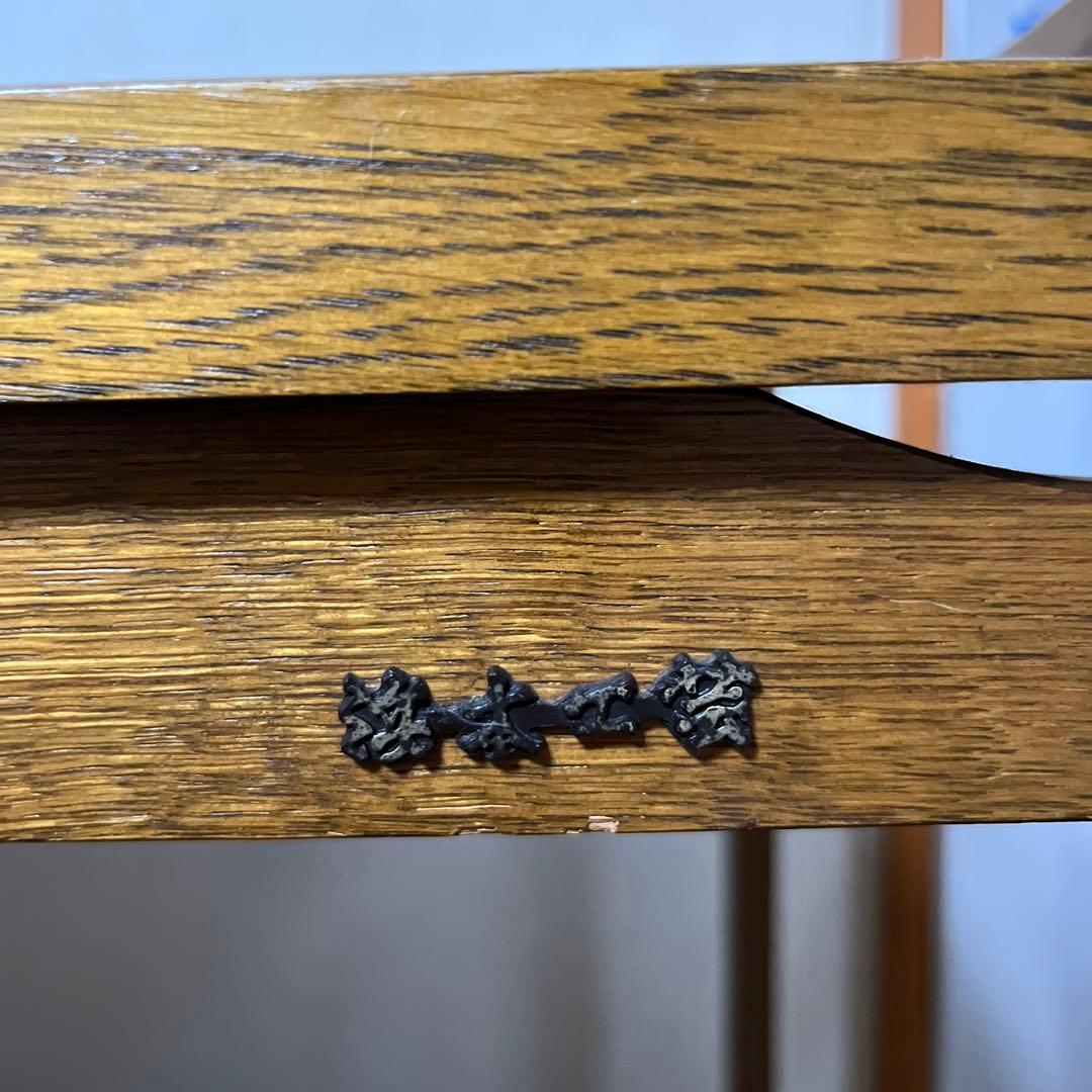 濱本工芸　木製キッチンワゴン ブラウン キャスター付き