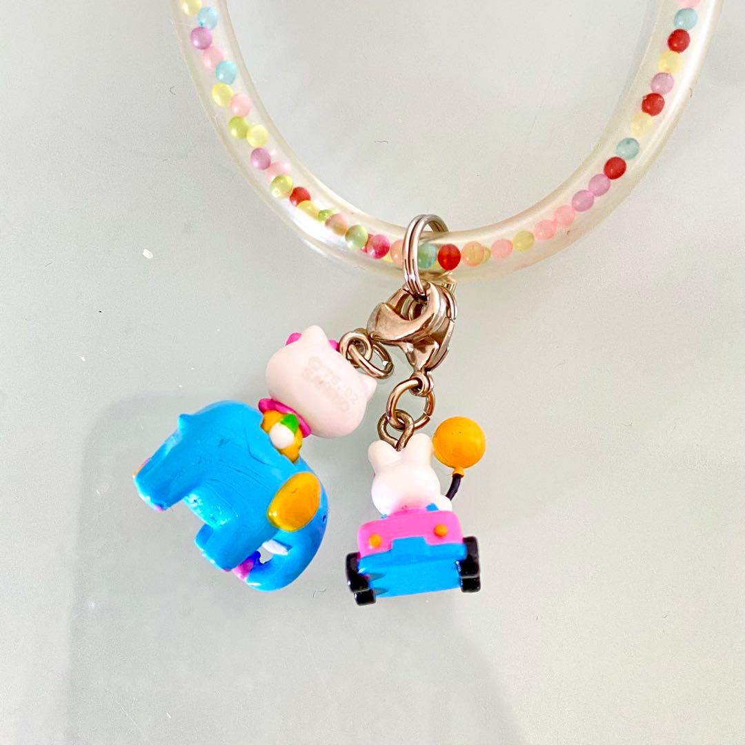 ハローキティストラップ　遊園地　希少　激レア