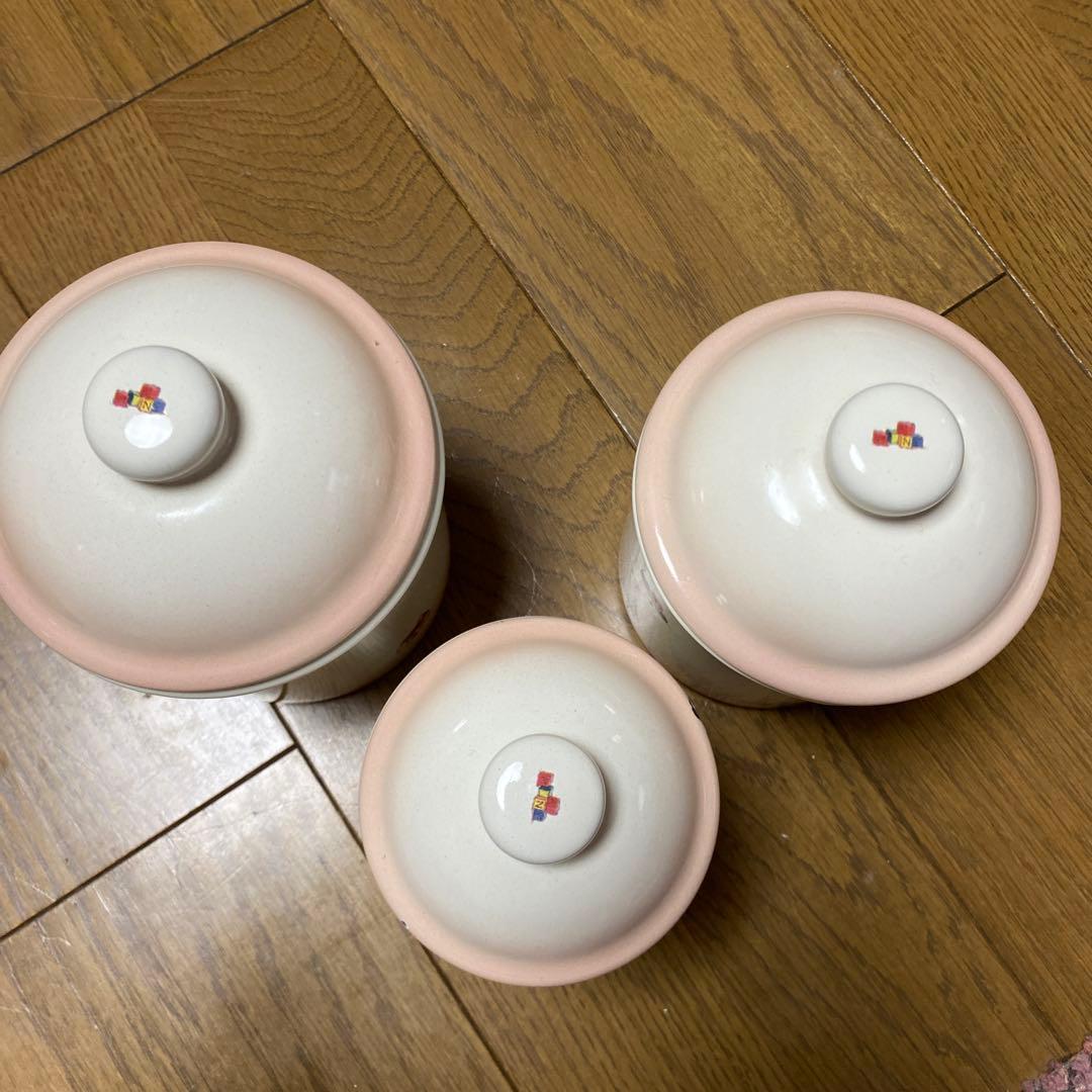 メゾンドマニーホーローキャニスター3点セット❣️