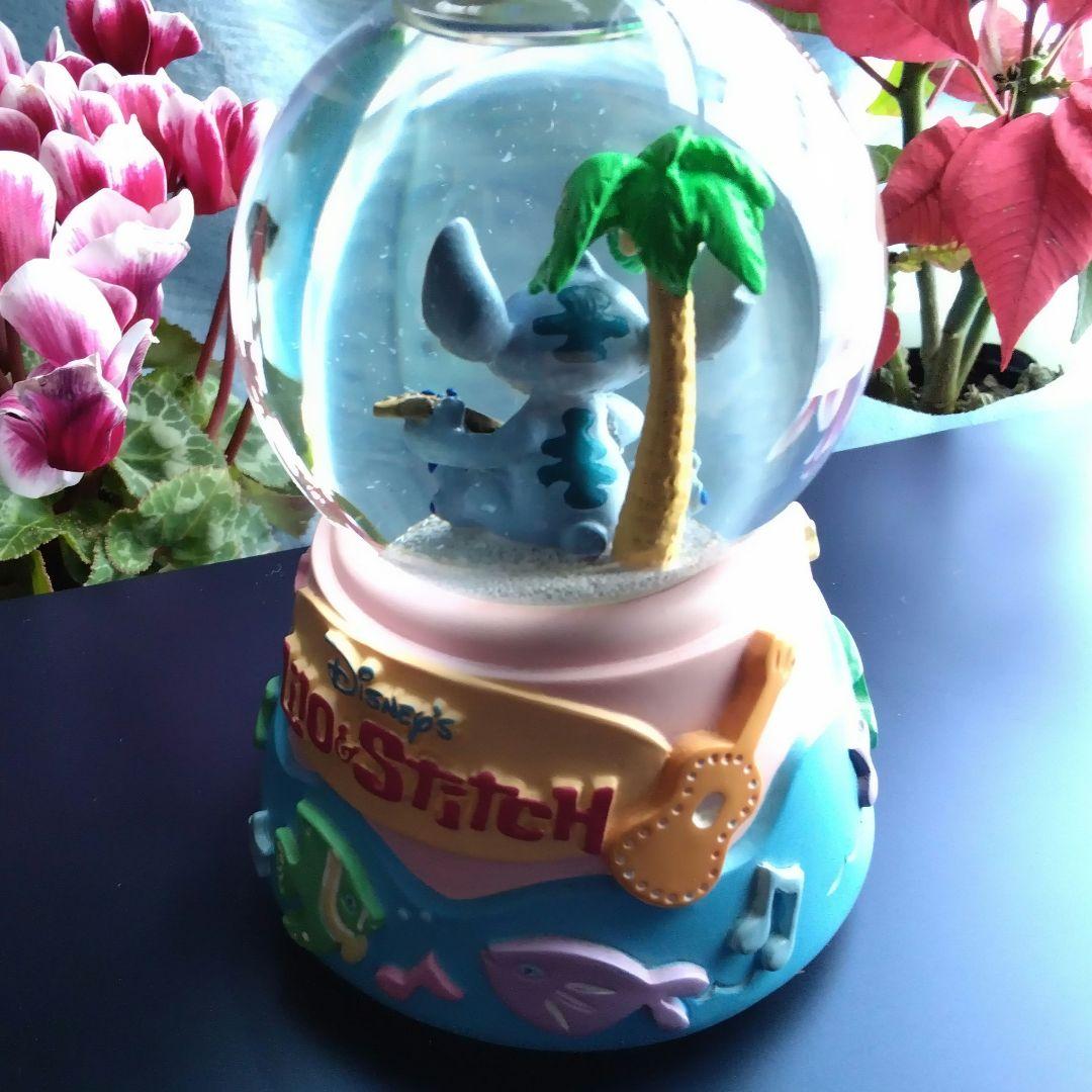 スティッチ　スノードーム　オルゴール