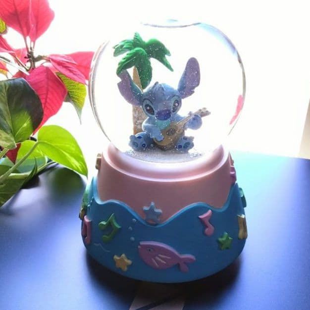 スティッチ　スノードーム　オルゴール