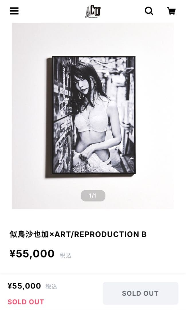 似鳥沙也加×ART/REPRODUCTION A,B,C フルセット新品