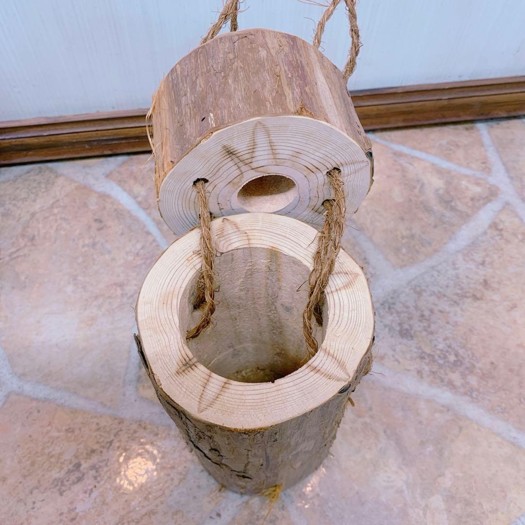 吉野杉 丸太入れ物 木のケース 木 入れ物 インテリア 大 和風 北欧 和