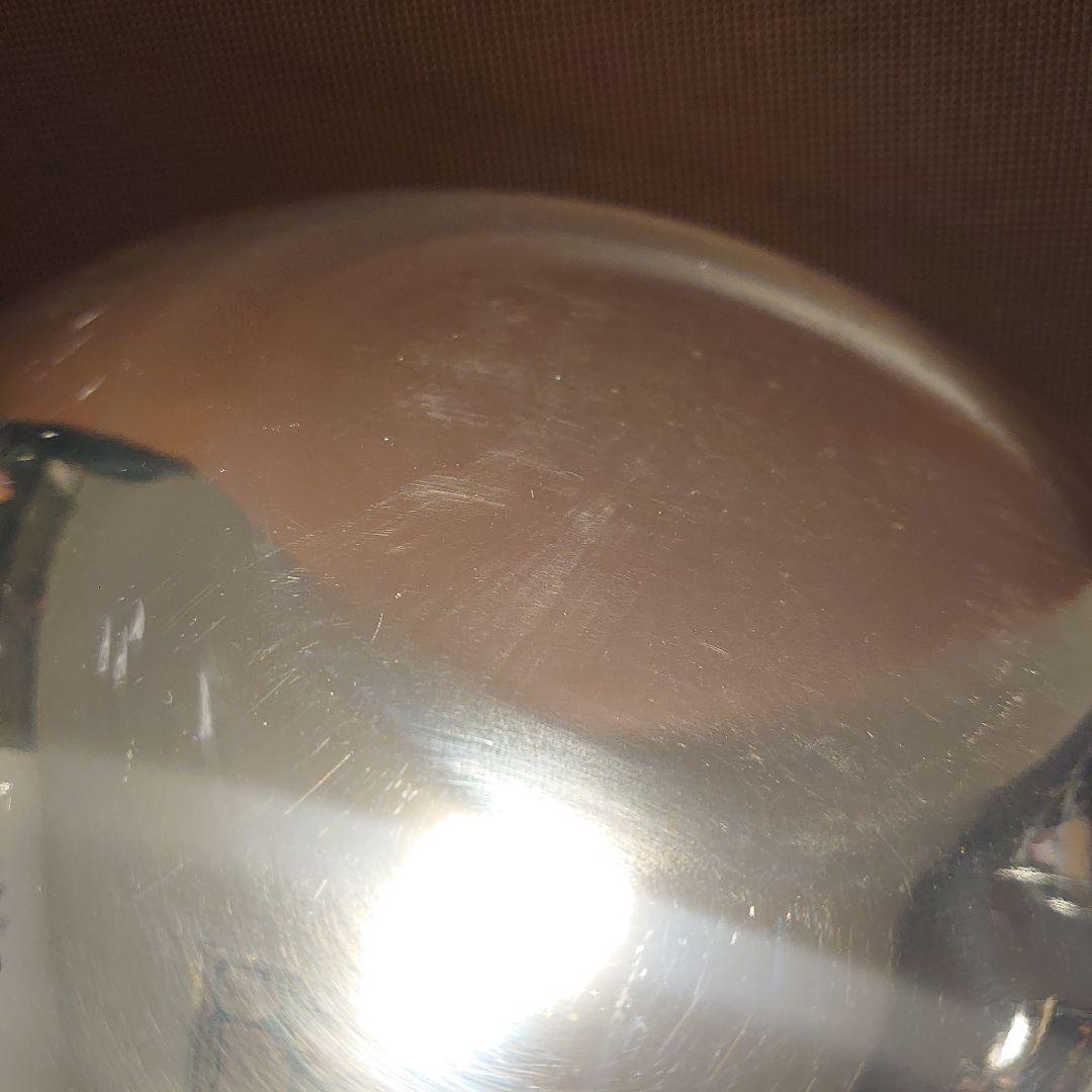 銅鍋　両手鍋　蓋付き　スズ引き良好