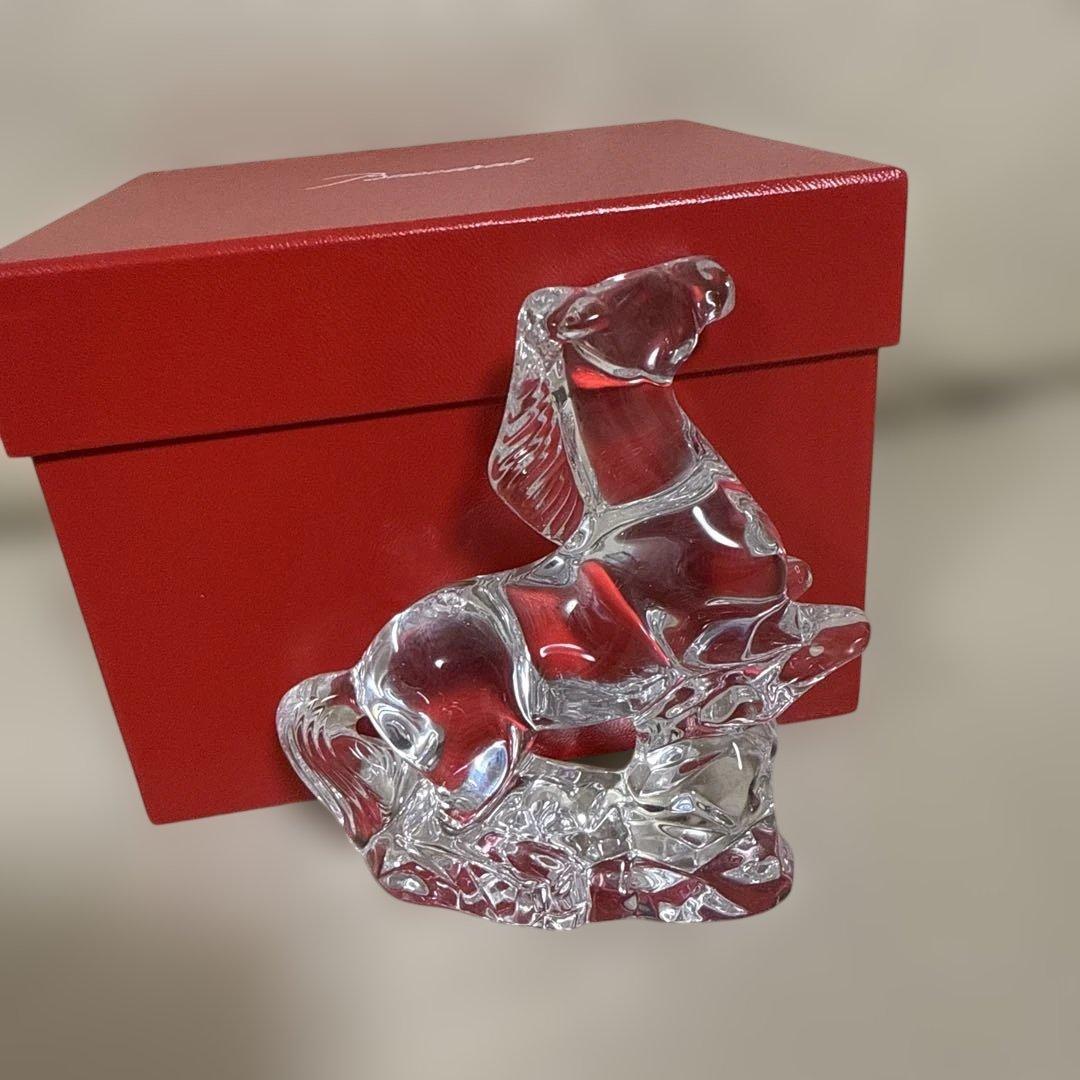 バカラ　干支　ウマ　極美品　置物