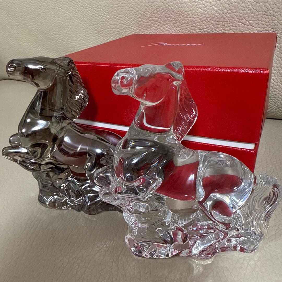 バカラ　干支　ウマ　極美品　置物