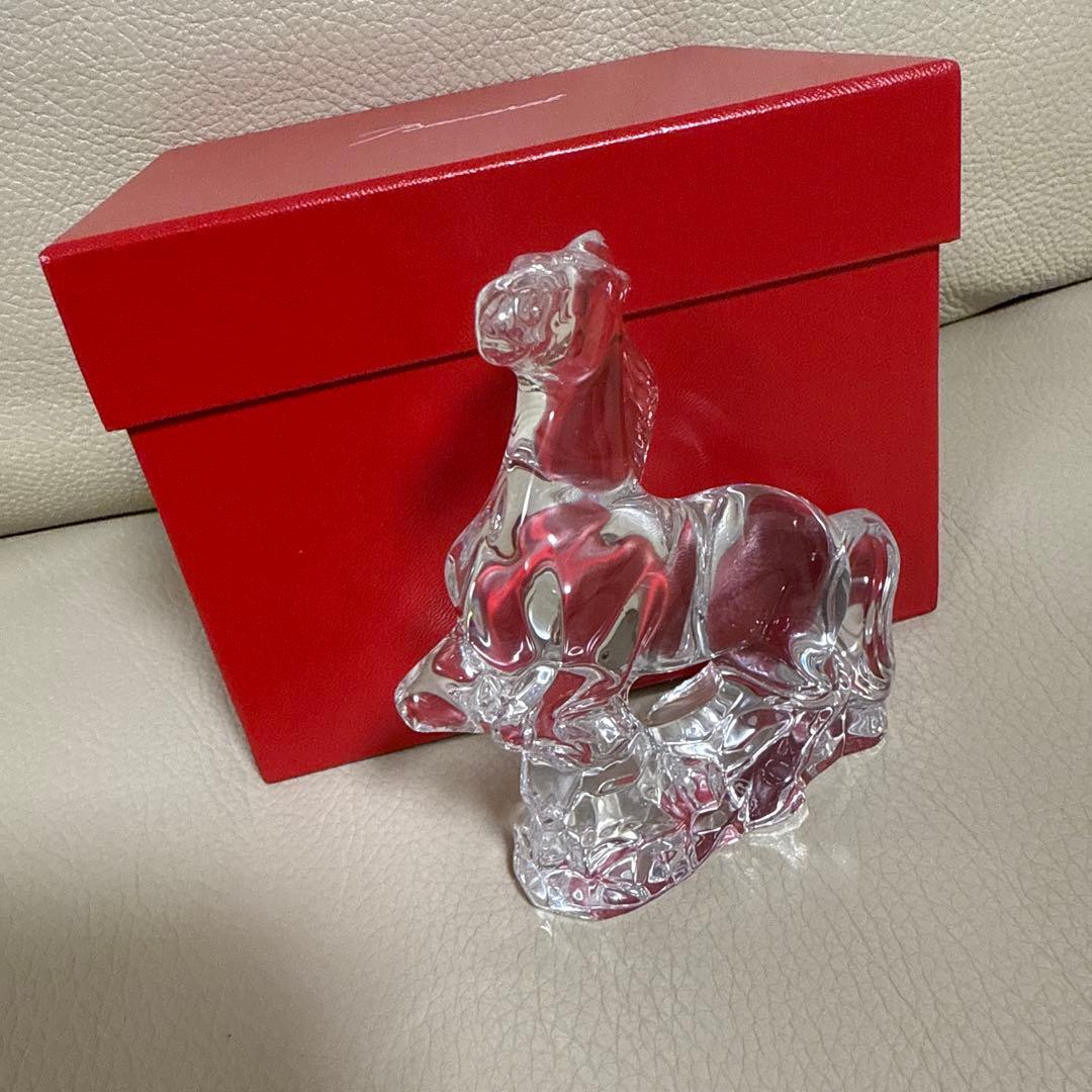 バカラ　干支　ウマ　極美品　置物