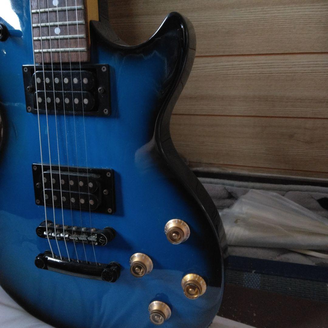 シャーベルレスポールブルーバースト