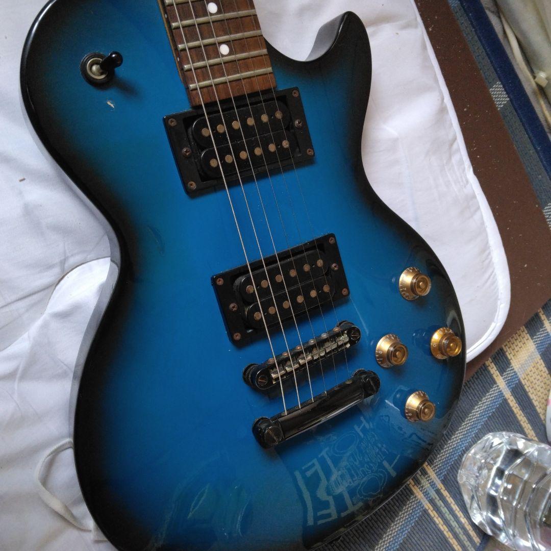 シャーベルレスポールブルーバースト