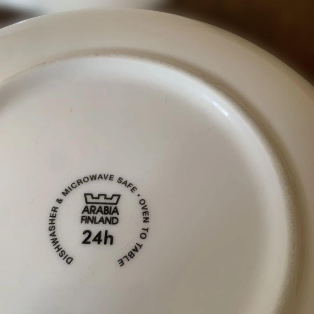 美品 24h avec アラビア アベック パスタプレート ４枚セット