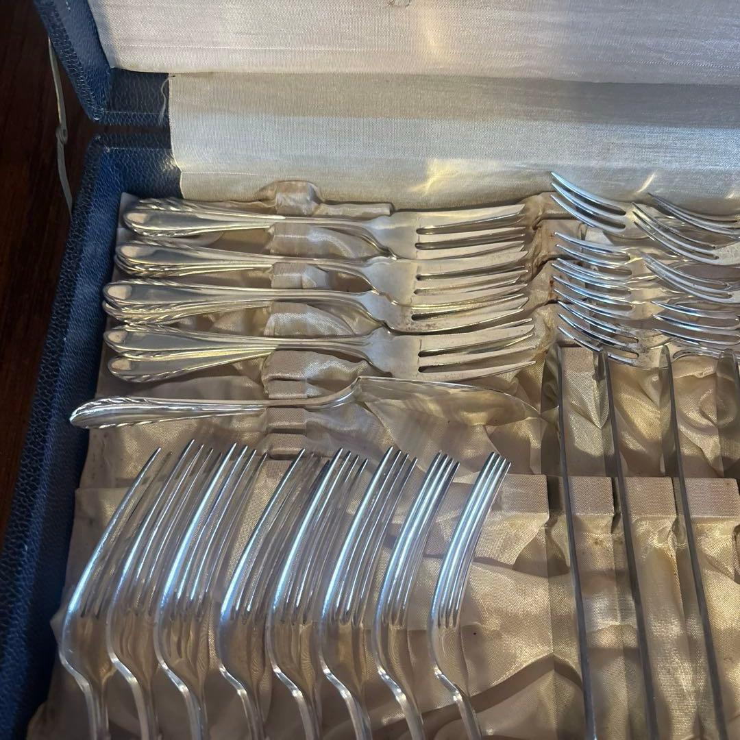 シルバーカトラリー￼セット　ヴィンテージ　48本