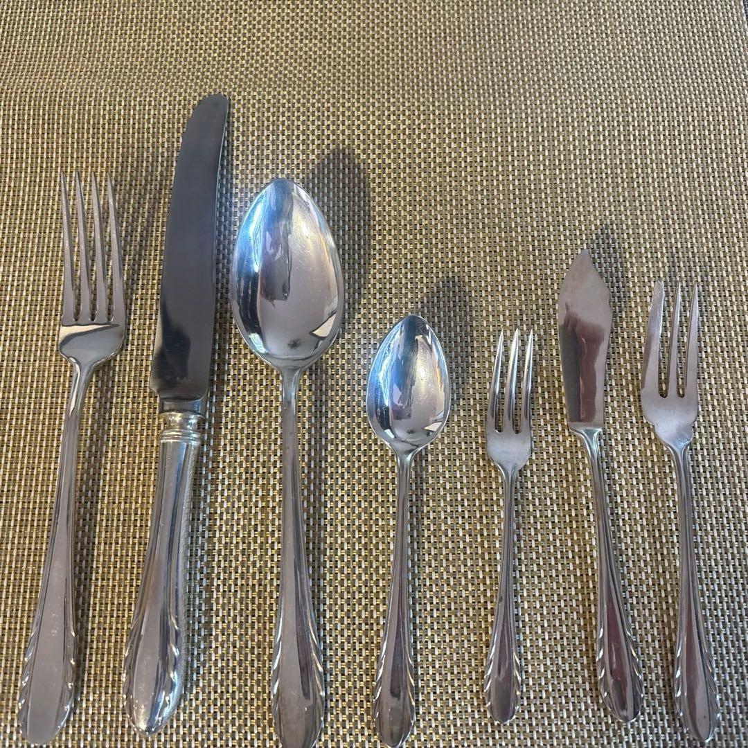 シルバーカトラリー￼セット　ヴィンテージ　48本