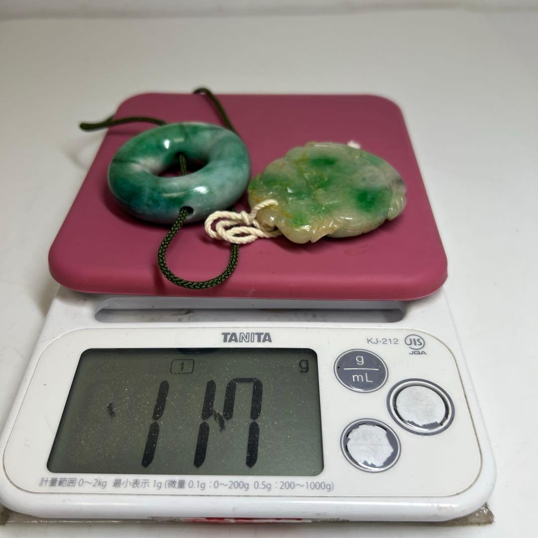 本翡翠アクセサリー　117g 東さ7-1201☆2F