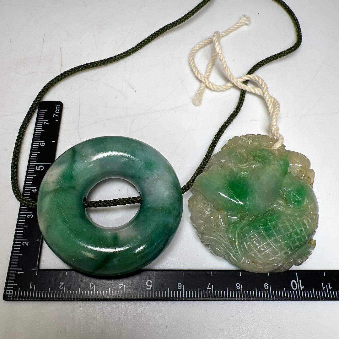 本翡翠アクセサリー　117g 東さ7-1201☆2F