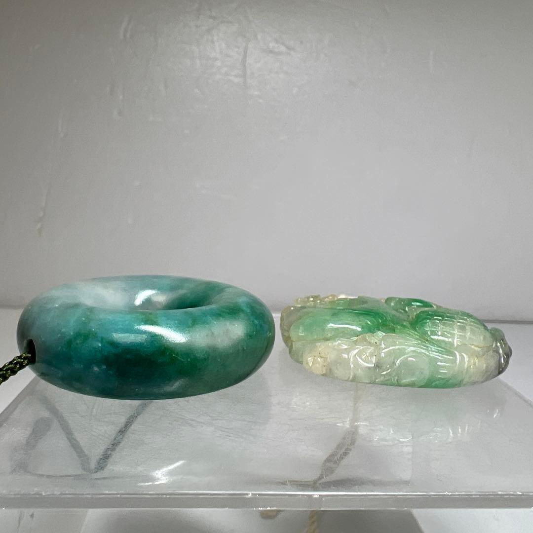 本翡翠アクセサリー　117g 東さ7-1201☆2F