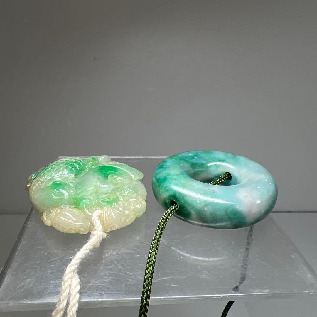 本翡翠アクセサリー　117g 東さ7-1201☆2F