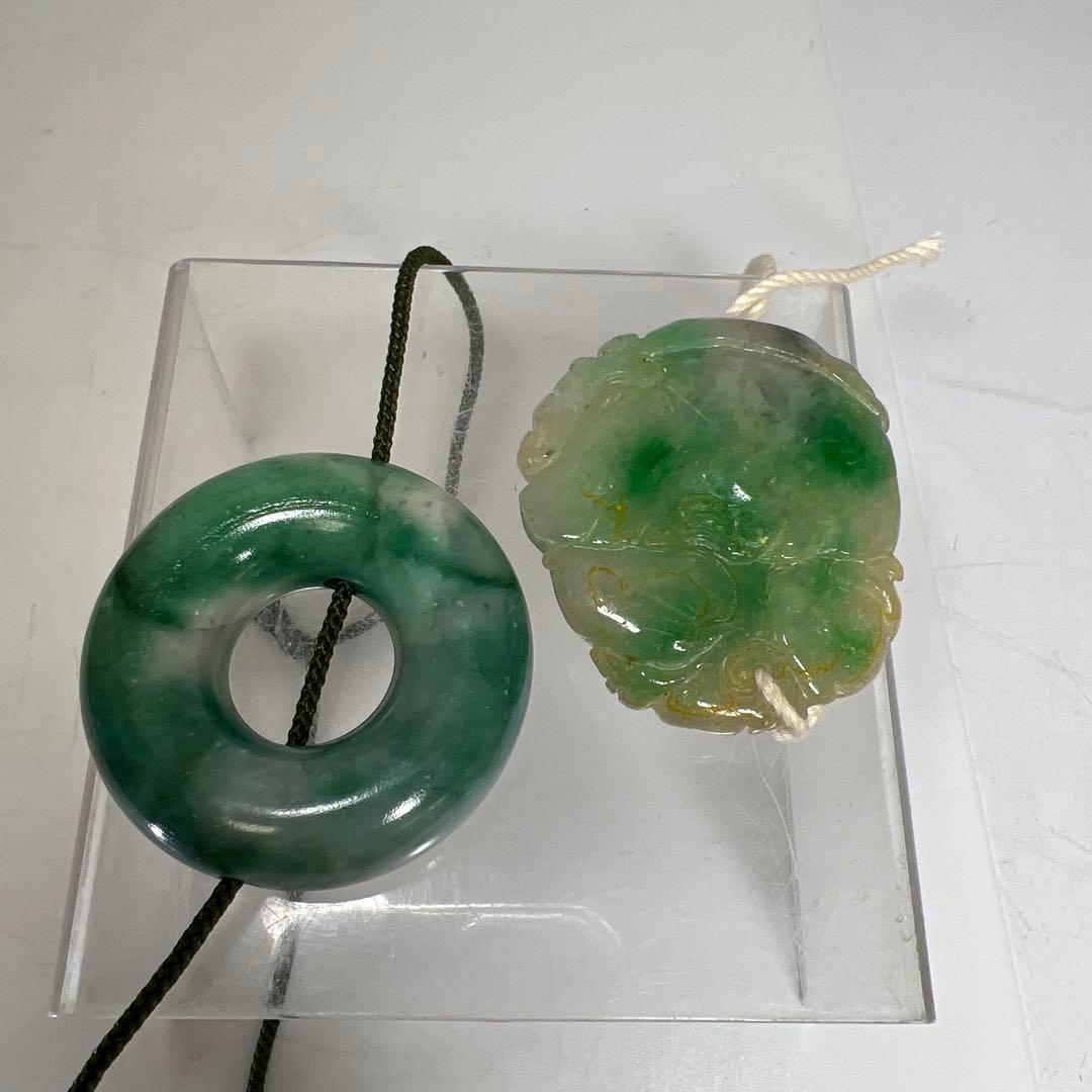 本翡翠アクセサリー　117g 東さ7-1201☆2F