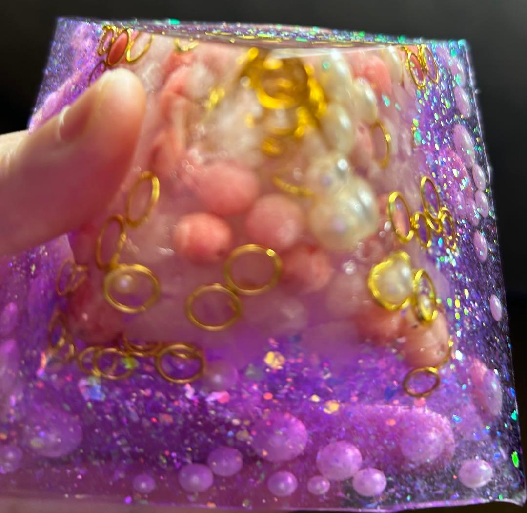 19 新作　オルゴナイト　レムリア愛　ツインレイ　恋愛結婚　予祝　浄化