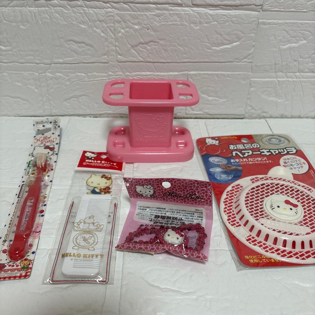 ハローキティ 雑貨 まとめ売り バスタイム 歯ブラシスタンド 平成