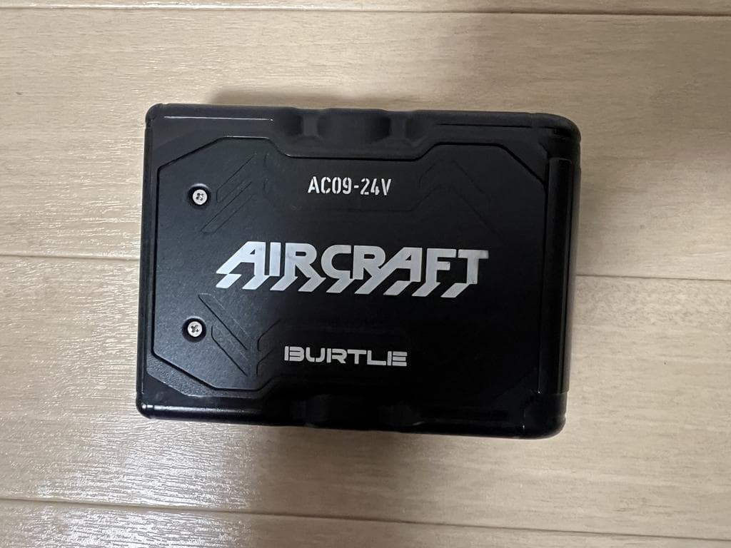 【超美品】バートルエアークラフト2025年最新AC09バッテリーファン セット