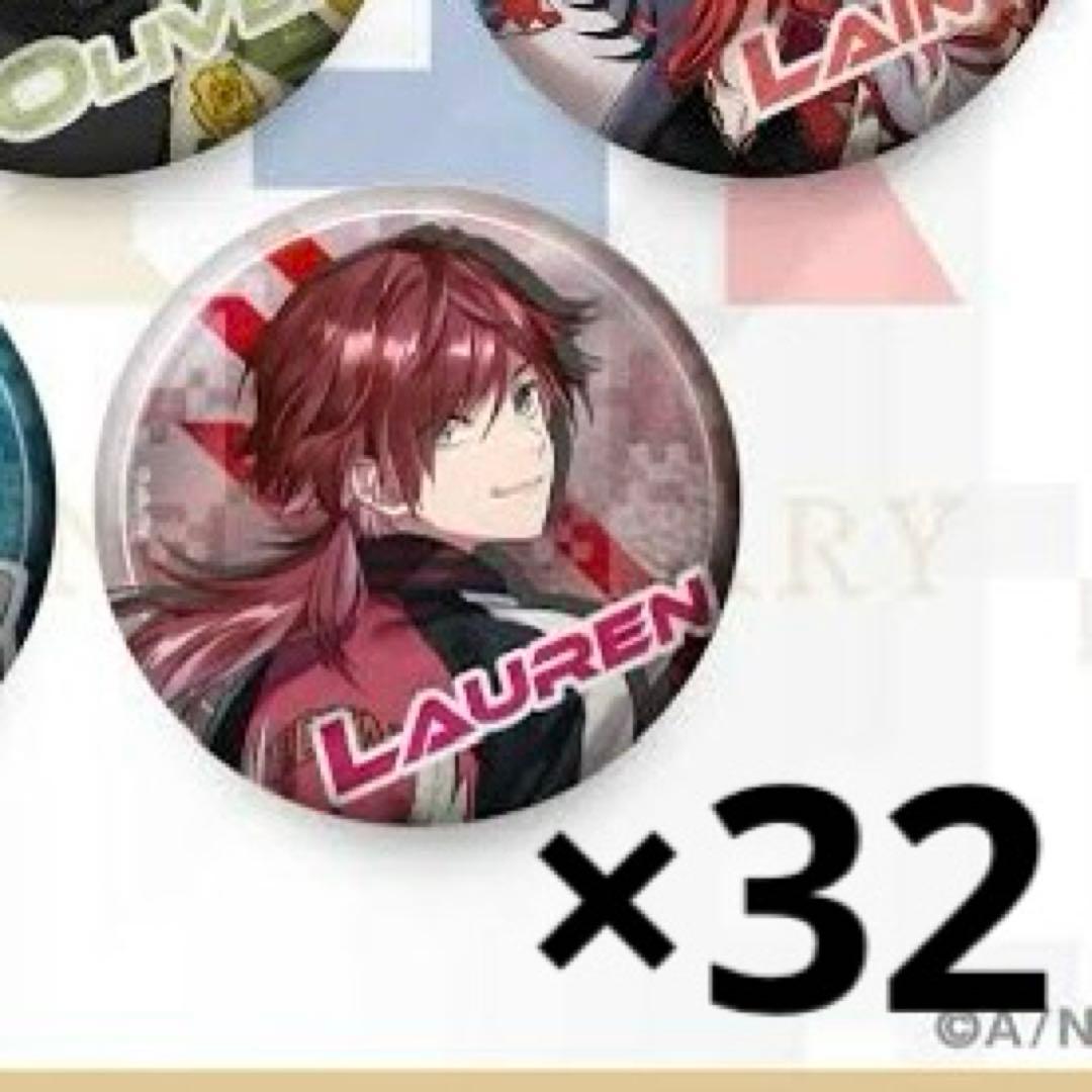 にじさんじ ローレン・イロアス ハーフアニバーサリー 缶バッジ エデン組ハーフアニバーサリーグッズ」「エデン組新グッズ」2022年1月