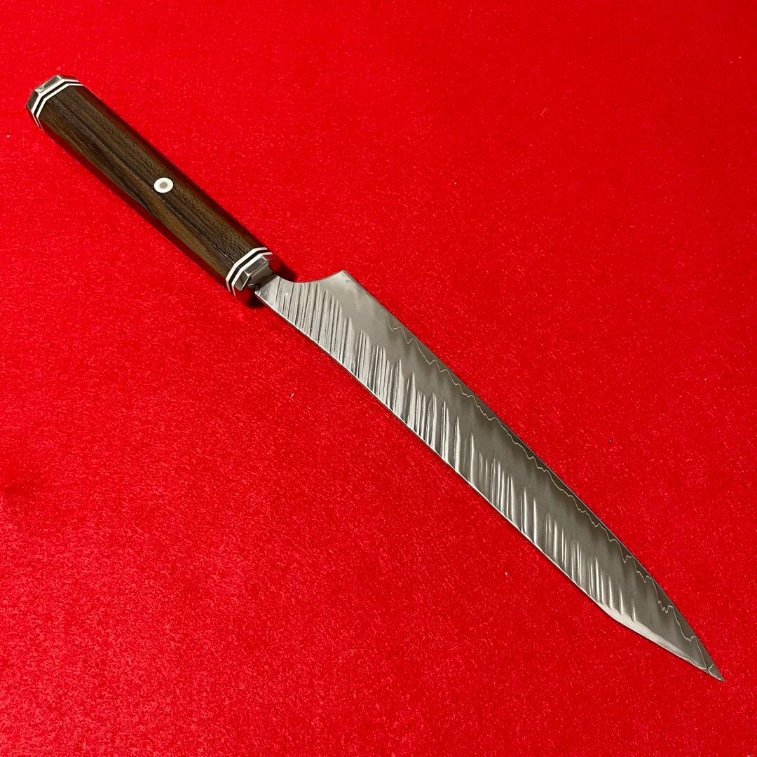 筋引き　包丁　反り