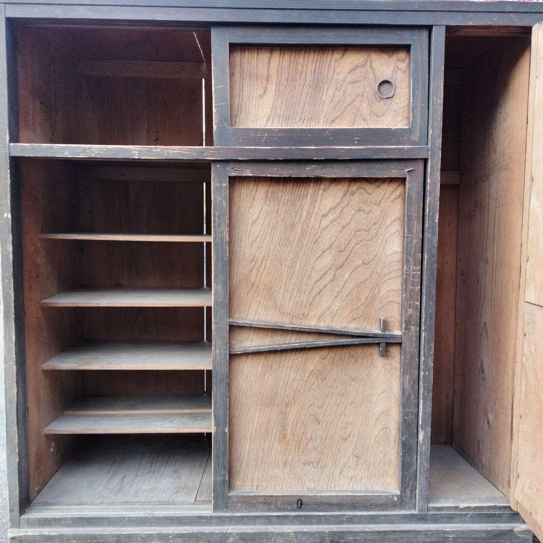 靴箱　傘立て レトロ　棚　木箱