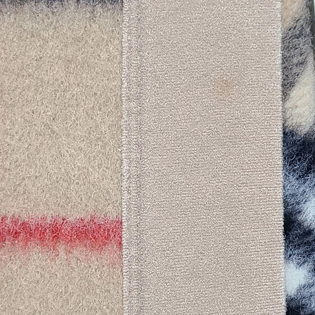 【新品未使用】Burberry バーバリー 毛布 オールラム 西川産業