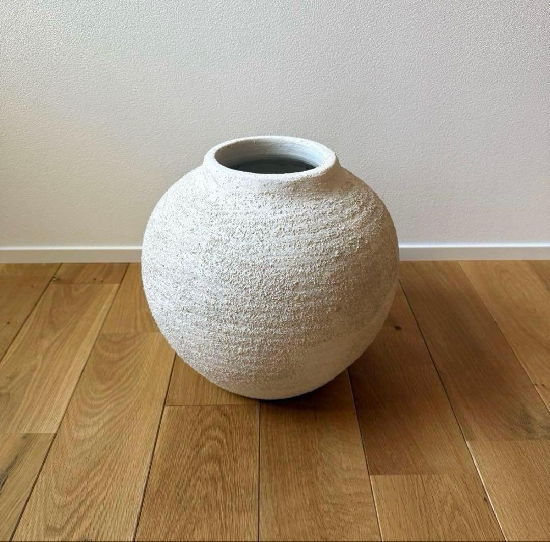 ZARA HOME 花瓶 セラミックベース ジャパンディ ホワイト - メルカリ