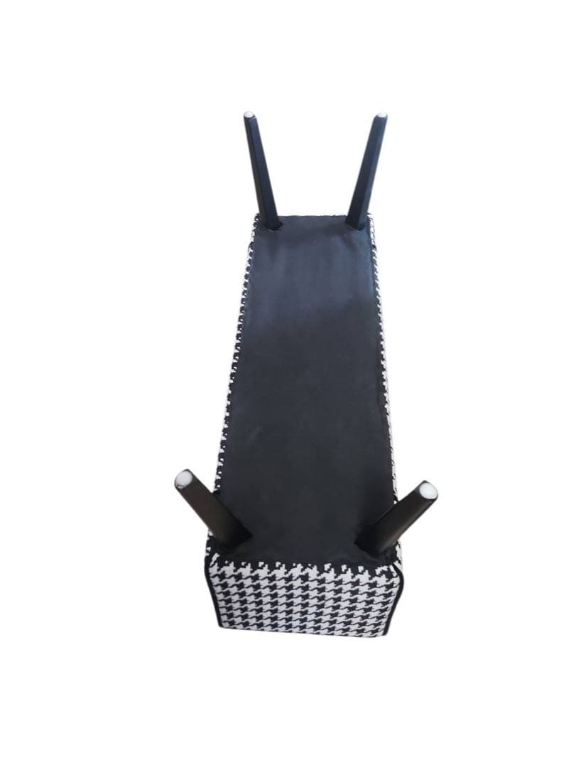 【美品】ベンチスツール(千鳥柄)　ベンチソファ　玄関椅子　おしゃれ　可愛い