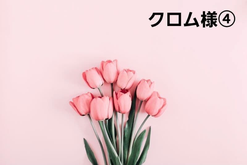 クロム様パネル生地ご確認ページ④