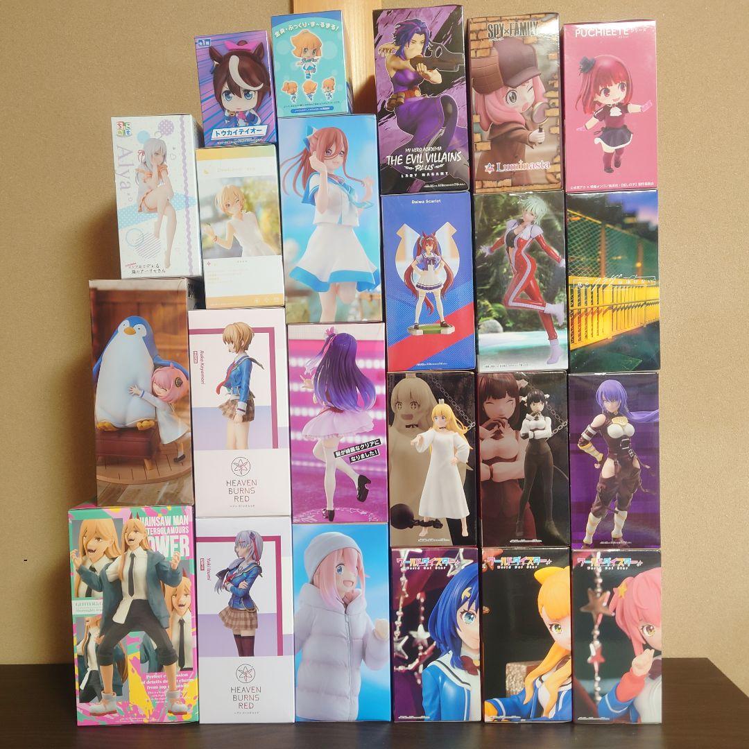 美女・美少女系 アニメ・マンガ フィギュア 23個セット【全て新品未開封】